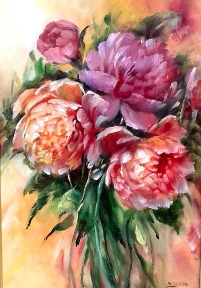 Tableau De Pivoines